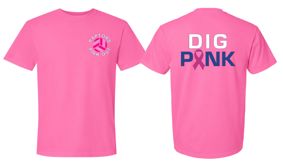 Raptors Pink Out Volleyball