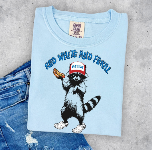Red White and Feral - kids and adult