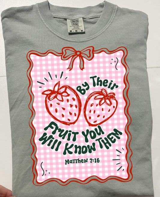 By their fruit
