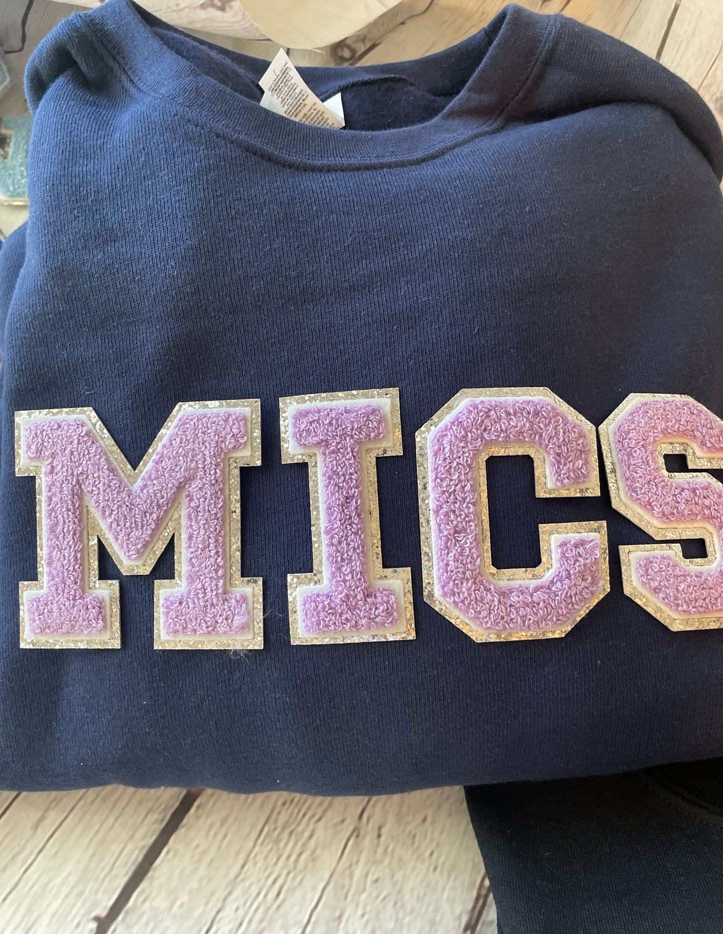 MICS patch sweatshirt