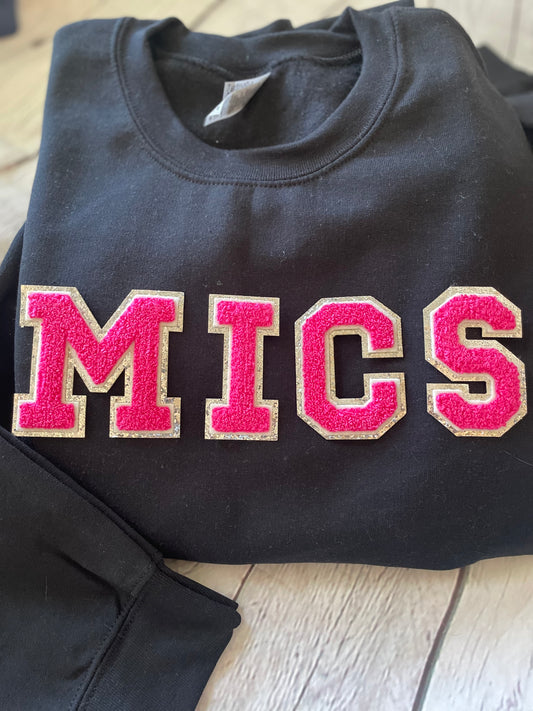 MICS patch sweatshirt