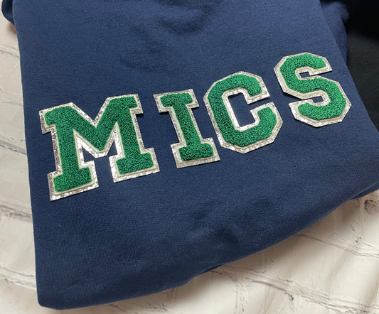 MICS patch sweatshirt