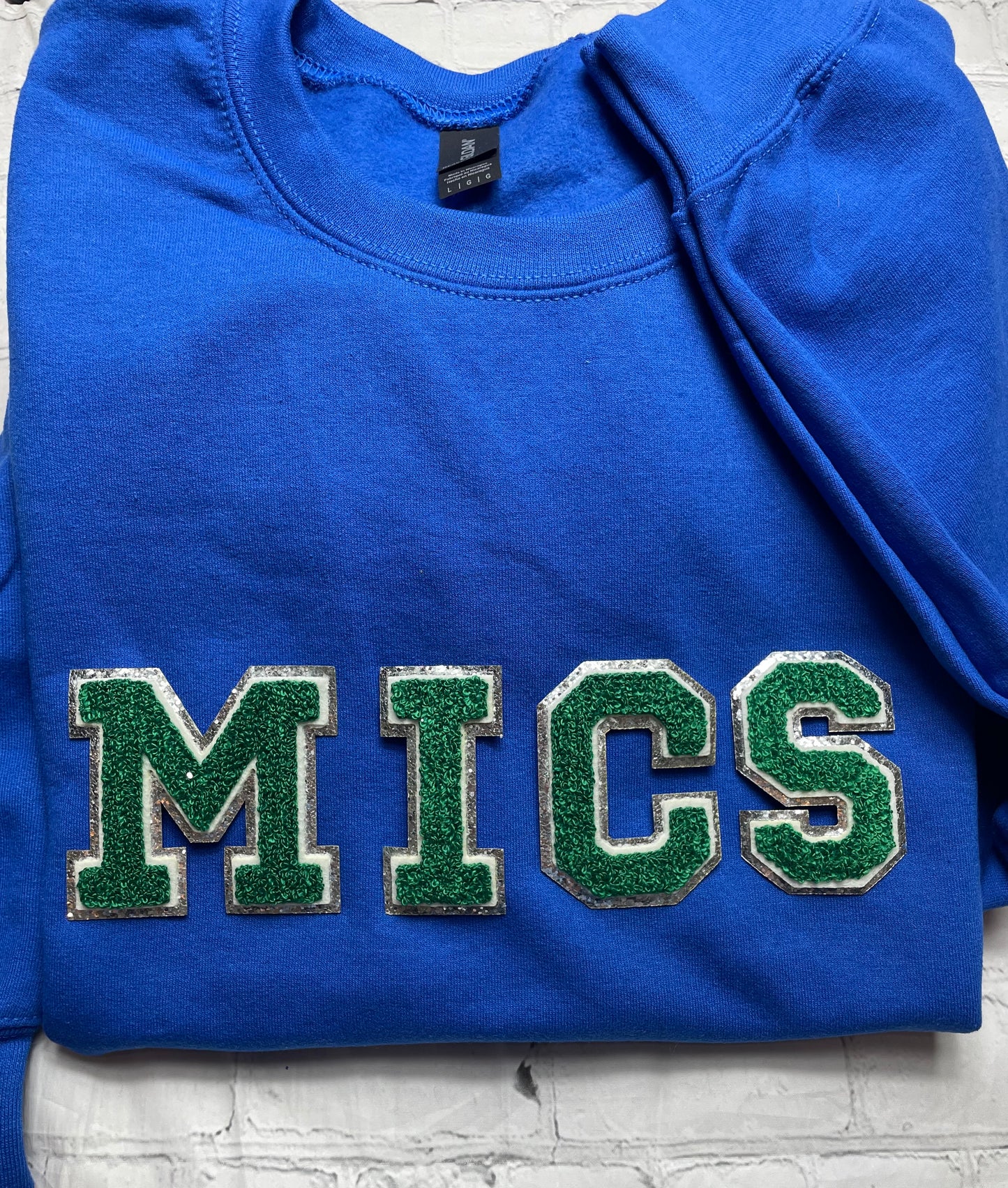 MICS patch sweatshirt