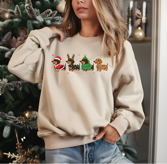 Christmas Dachshund