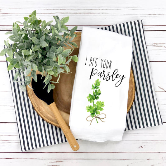 I beg your parsley