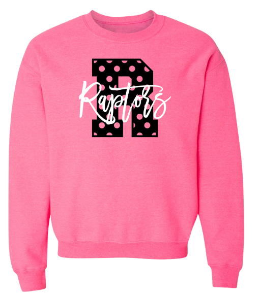 Polka Dot- crewneck Adult