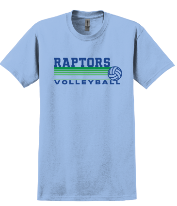 Retro Volleyball -blue